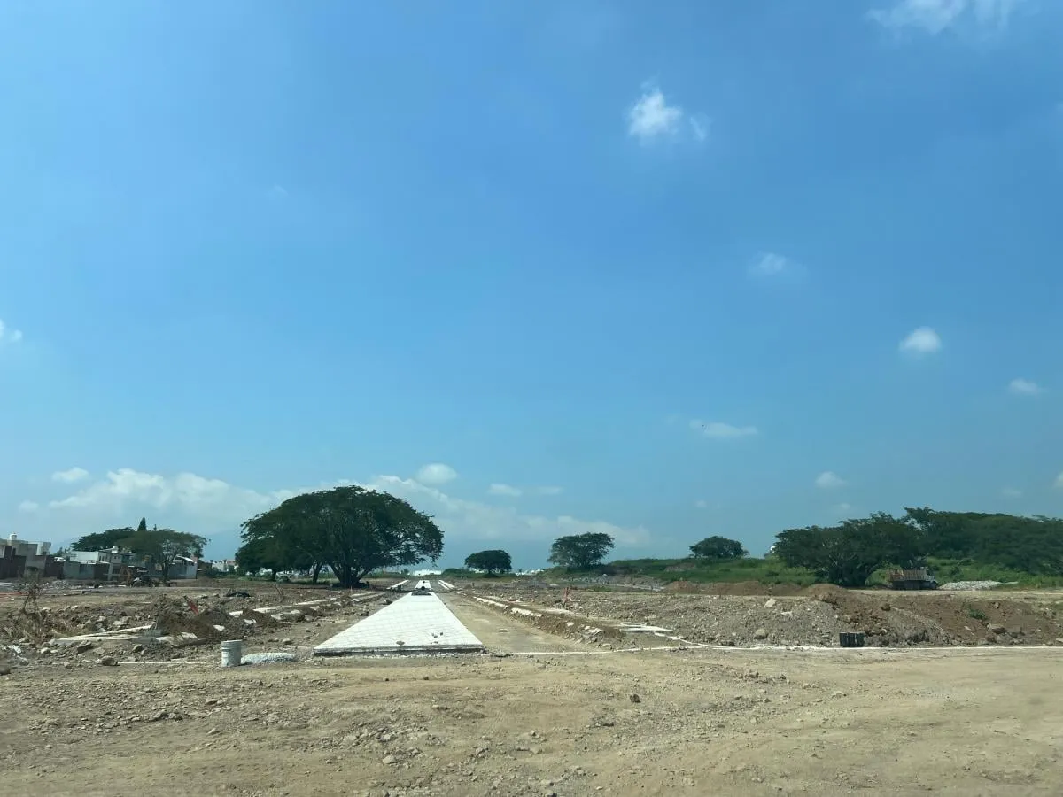Otra vista del terreno preparado en Lagunas Bari